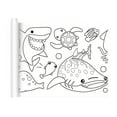 thumbnail image 3 of GUOOL Art Paper Roll Sticky Painting Wall Coloring Stickers Coloring Book DIY Coloring sea World, 3 of 9