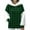 Green, variant on KIHOUT Plaid Fuzzy-Accent Top - Warm Fleece Trim for Fall/Winter School Pick-Ups & Park Strolls; Timeless Pattern Fits Daily Casual (Cozy, Easy-to-Wear) (S-XXL)