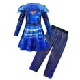thumbnail image 7 of Girls Mal Costume Cosplay Dress Halloween Fancy Outfit Sets, 7 of 7