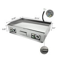 thumbnail image 6 of Lilypelle Electric Griddle, 30" Flat Grill,Cast Iron Griddle 1600W,for Commercial Restaurant BBQ Grill, 6 of 8