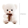 thumbnail image 4 of Boovnll Teddy Bear, 14" Cute Soft Plush Bear Cuddly Plushies Stuffed Bear for Kids Girls Boys Educational Learning, Bedtime Gifts, Stuffed Animals, 4 of 8