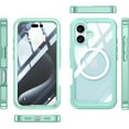 thumbnail image 4 of Étui Magnétique Conçu pour iPhone 16 Plus 6.7 Pouces Grade Militaire Robuste 360 Protection d'Écran Intégrée Compatible avec MagSafe Étui Transparente, 4 of 6