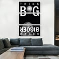 thumbnail image 2 of ARTCANVAS Think Big Dream Bigger Motivational Canvas Art Print - Size: 60" x 40" (0.75" Deep) (3-Piece), 2 of 9