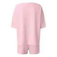 thumbnail image 4 of MAIHAN Women Summer Outfits Spring Outfits Shirt Tops Shorts Clothes Sets Shorts Set 2 Piece Outfit Comfortable Playwear Daily Wear, 4 of 4