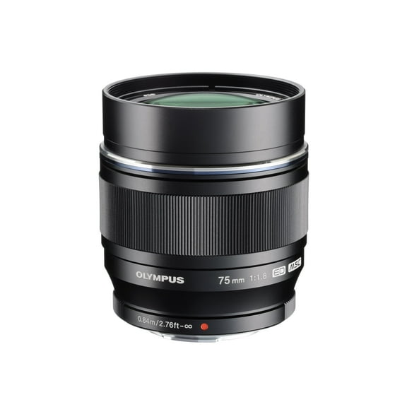 Olympus 75mm f/1.8 M.Zuiko Digital ED MSC Autofocus Lens for MFT (Micro Four Thirds) Black {58}