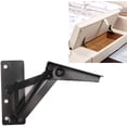 thumbnail image 2 of 80° Steel Folding Hinges for Cabinet Doors, Bed & Sofa, Cold-Rolled Supports, 2 of 5