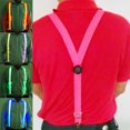 thumbnail image 4 of Men‘s LED Braces Vintage Elastic Y-shape Adjustable Trousers With 3 Clips-on, 4 of 5