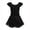 dress 108#Black, variant on Dresses for Girls Ruffle Sleeve Stretch Fit Ballet Dance Dress Patchwork Tutu Skirted Leotard Comfortable Sports Training Dress