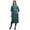 Turquoise Blue, variant on Bimba Printed Viscose Santoon Straight Tunic DressesForWomen Indian Clothing