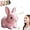 Pink, variant on Guvpev Bunby - My Realistic Bunny Toys, Bunny Plush with Wiggles Ears & Twitch Nose, Soft Lifelike Interactive Pet Bunny Stuffed Animal, That Moves, Hops, Interactive Toys for Kids & Bunny Lovers