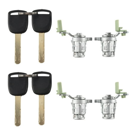 4x Left & Right Door Lock Cylinder with 4 Keys for 2003-2011 Accord S2000 -V 72185-S9A-013