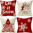 thumbnail image 1 of Fundas navideñas para Cojines,Funda de Almohada de Navidad,Fundas para Cojines de Sofa,Funda de Almohada decoración para hogar,Funda de Almohada Decorativa, 1 of 5