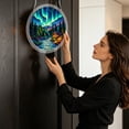 thumbnail image 4 of SIfdSeng My Items 6 Pack Stained Glass Nature Scenery Acrylic Window Hanging Starry Sky Sunset Cherry & for Home Ga, 4 of 6