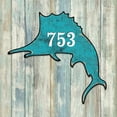 thumbnail image 4 of Swordfish Coastal House Number Sign by G. DeBrekht | Coastal Sea-Life D�cor - MA985492, 4 of 8