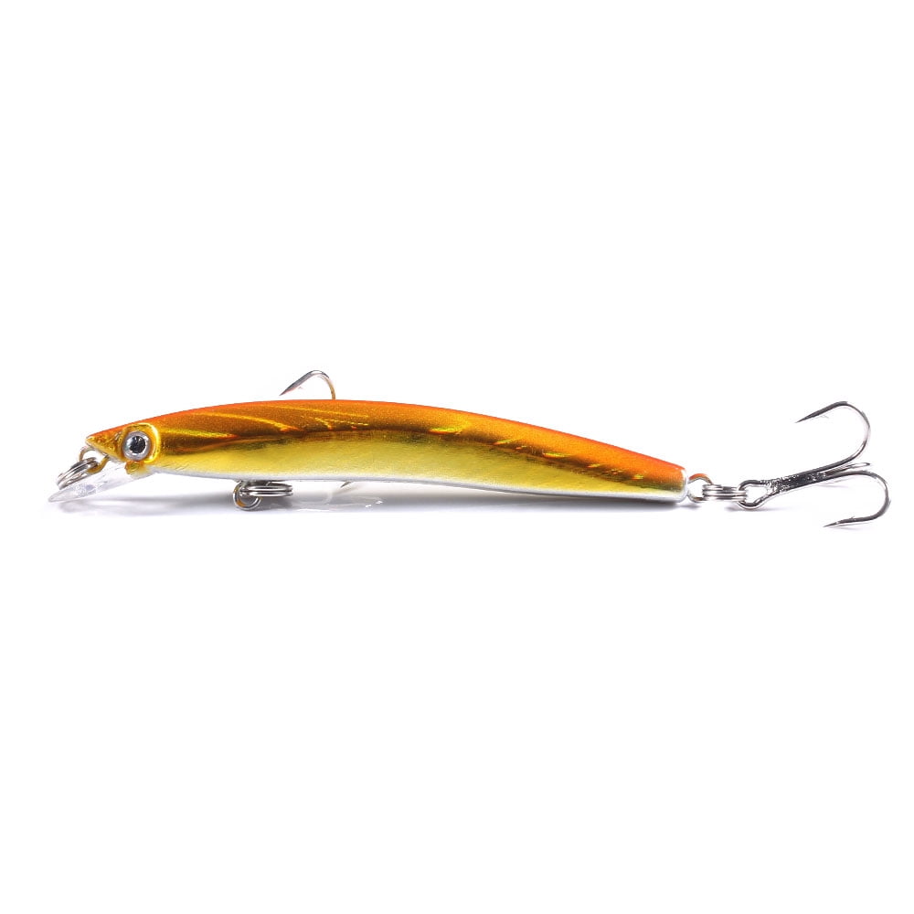HENGJIA Minnow Bass Fishing Lures, Jerkbait Lure Set Hard Baits Crankbait for Catfish Trout Walleye Fishing Bait 5Pcs/kit