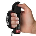 thumbnail image 2 of Mace Brand Sport Model Pepper Spray, 0.63 oz, 12 Feet Range, Max Strength 10% OC Formula, Long Lasting UV Dye, Adjustable Hand Strap, Self Defense Pepper Spray for Women & Men - Black, 2 of 2