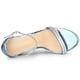 thumbnail image 4 of Sandalias Tacones Gruesos Diamantes de imitación Correa de tobillo para mujer Azul 39, 4 of 7