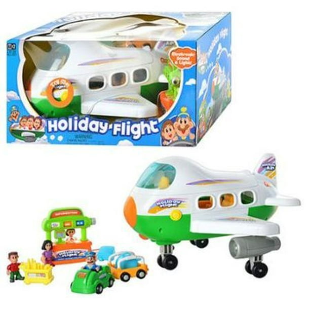 Holiday Flight Passenger Jet Air Plane Play Set Toy