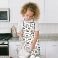 thumbnail image 4 of Cartoon Construction Vehicles Mountains Kids Aprons for Girls and Boys,Adjustable Neck Strap Toddler Aprons for Kids Cooking Baking, 4 of 6
