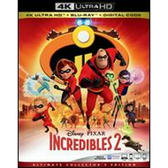 Pre-Owned The Incredibles 2 [4K Ultra HD Blu-ray/Blu-ray] (Blu-Ray 0786936858273) directed by Brad Bird