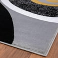 thumbnail image 4 of Luxe Weavers Yellow Swirls Modern Abstract Area Rug 8x10, 4 of 9