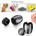 thumbnail image 2 of Creative Pet Cremation Jewelry Urn Casket for Ashes Casket Urn Mini Jar, 2 of 10