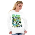 thumbnail image 4 of The Smurfs Kanji Bless the Hustle Sweatshirt for Men or Women Brisco Brands L, 4 of 6