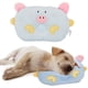 thumbnail image 1 of Almohada con forma de animal de cerdo de dibujos animados, almohadas para dormir para perros y gatos, columna cervical, rosa, amarillo y azul, 1 of 7