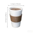 thumbnail image 3 of Juguete antiestrés con forma de taza de café | Juguete sensorial para apretar, estirar y tirar | Decoración de escritorio para aliviar la ansiedad, 3 of 6