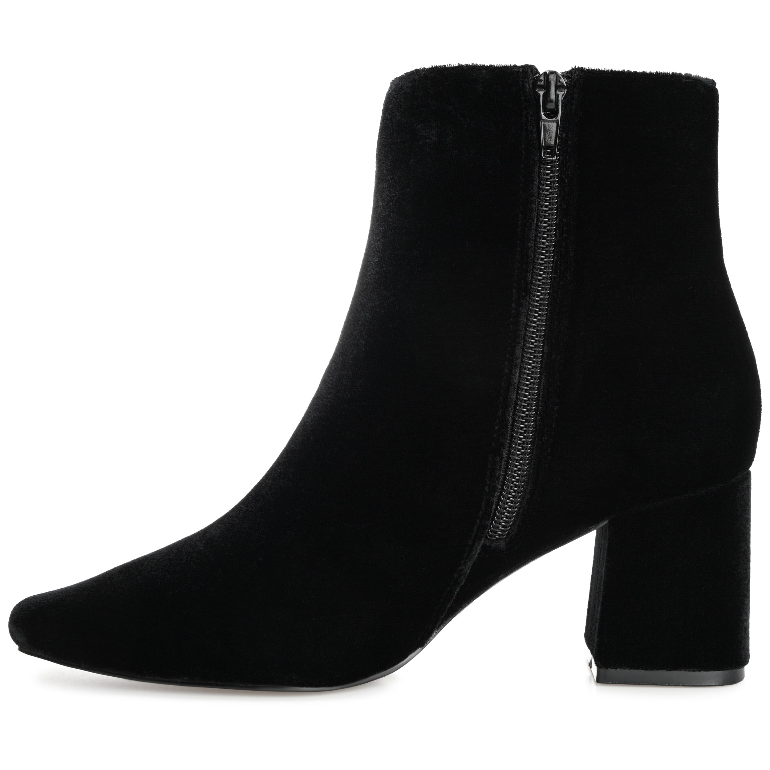 Journee Womens Hazara Square Toe Block Heel Ankle Booties, Widths Available
