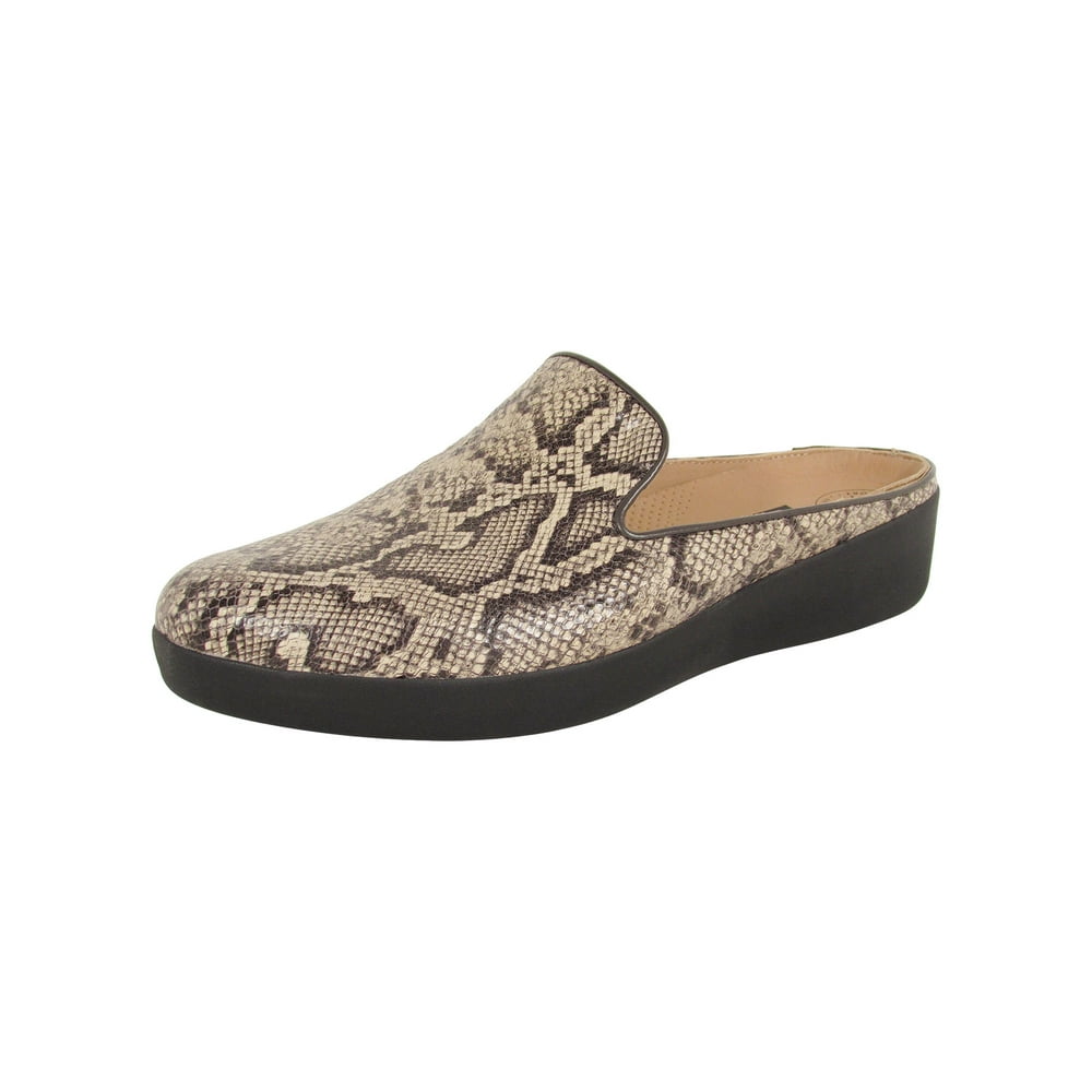 fitflop shove mule leather