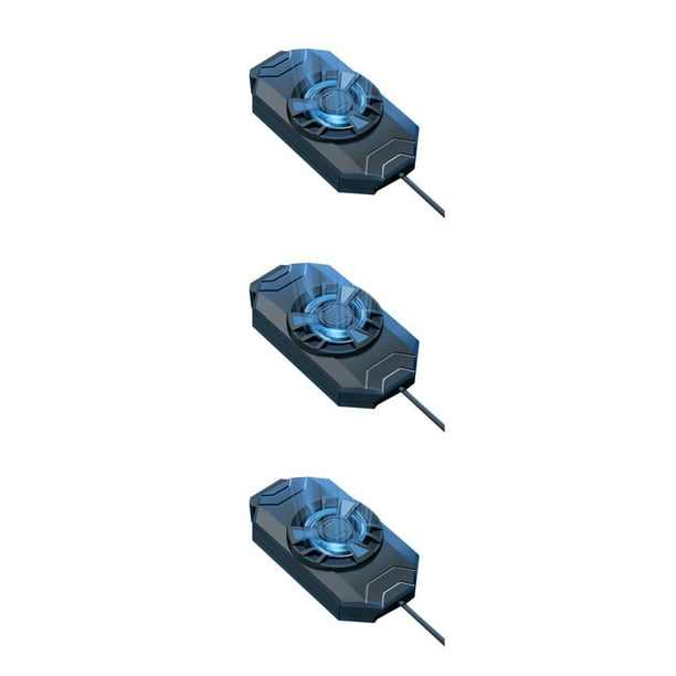Sidaley Ventilador de refrigeración de disipación de calor para teléfono móvil de alta velocidad alimentado por USB de 4,5-7,5 pulgadas, Type4 NO4