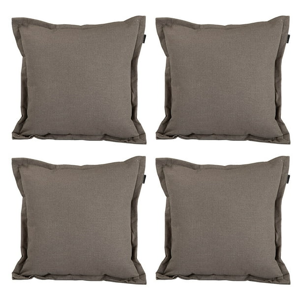 Cojin Decorativo Cuadrado Set de 4 Have Sepia