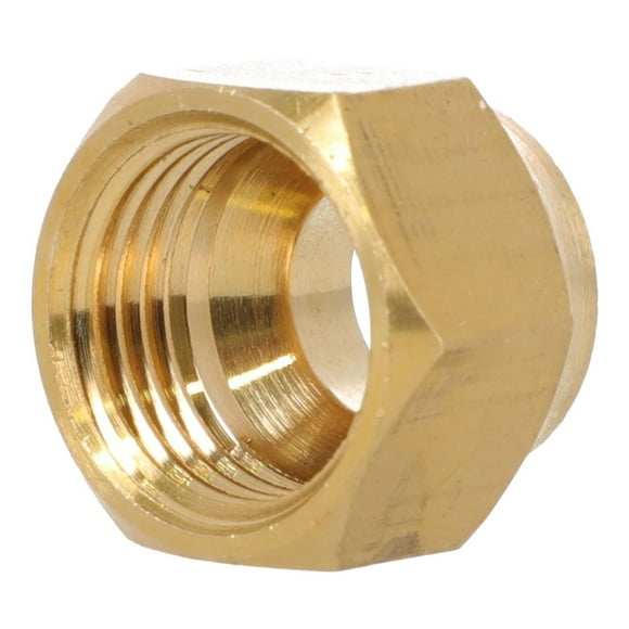 Pack De 2 Tuerca Flare Cluxer Bronce Dorado 3/8"