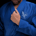 thumbnail image 4 of Hayabusa Lightweight Pearl Weave Jiu Jitsu Gi, Blue A2, 4 of 5