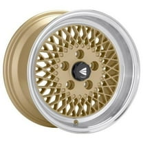 15 x 7 in. 92 Classic Line 38 mm Offset 4 x 114.3 mm Bolt Pattern Wheel, Gold