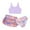 Z04-Purple, variant on SHenli Girls Swimsuits Size 10-12Little Girls Bathing SuitsGirls Two Piece Swimsuit Cute Bow Print Tankini Top With Ruffle Shorts and Skirt Summer Beach Outfit
