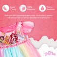 thumbnail image 3 of Camisón Disney Princess Fantasy para niñas, 4T, 100% poliéster, 3 of 6