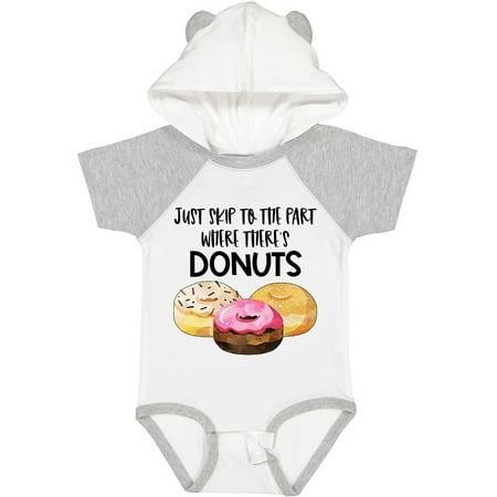 

Inktastic Just Skip to the Part Where There s Donuts Gift Baby Boy or Baby Girl Bodysuit