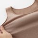 thumbnail image 5 of Ropa interior térmica para mujer Tops chaleco superior, chaleco de capa base cálida, color caqui, 5 of 8