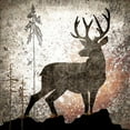 thumbnail image 2 of LightBoxJournal 26x26 White Modern Wood Framed Museum Art Print Titled - Calling Deer, 2 of 4