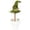 B, variant on Halloween Moss Witch Hat Topiary in Cauldron, Green and Gray, 8.3"