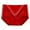 Red, variant on Midwennn Women Fashion Solid Mid Waist Lace Comfortable Breathable Underwear Womens Bikini Panties Microfiber