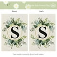 thumbnail image 6 of Crowned Beauty Monogram Letter S Garden Flag Floral 12x18 Inch Double Sided for Outside Small Burlap Family Last Name Initial Yard Flag CF781-12, 6 of 13