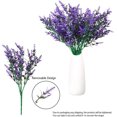thumbnail image 3 of 6 piezas de flores artificiales de lavanda, flores artificiales decorativas, plástico, 3 of 5