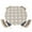 Gray, variant on Blue Lattice on Rustic Burlap Fitted Round Tablecloths Elastic Edged Table Covers 36"-44",Classic Checker Sweet Heart Waterproof Dining Room Table Cloth for Kitchen Holiday Party Tables Decor