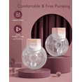 thumbnail image 3 of Momcozy S12 Pro Wearable Breast Pump Hands Free, Double Electric Breast Pump, 24mm Orange, 3 of 9