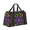 thumbnail image 2 of Easygdp Mardi Gras5 Bolsa de Gimnasio, Bolsa de Viaje Duffel, Bolsa de Fin de Semana con Compartimentos, Bolsa de Mano para Noche, 2 of 7