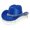 Blue, variant on HJYCHN Western Style Cowboy Hat with Sparkling 3D Gemstones and Rhinestone Fringes for Outdoor Events and Fashion Sun Blue One Size