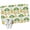 Green, variant on Front Door Mat 15.7"x23.6", Cute Green Umbrella Non Slip Backing & Low Profile Doormats, Absorbent Muddy Dirt Trapper Door Mats for Front Back Door Entryway All-Weather Cartoon Rain Boots